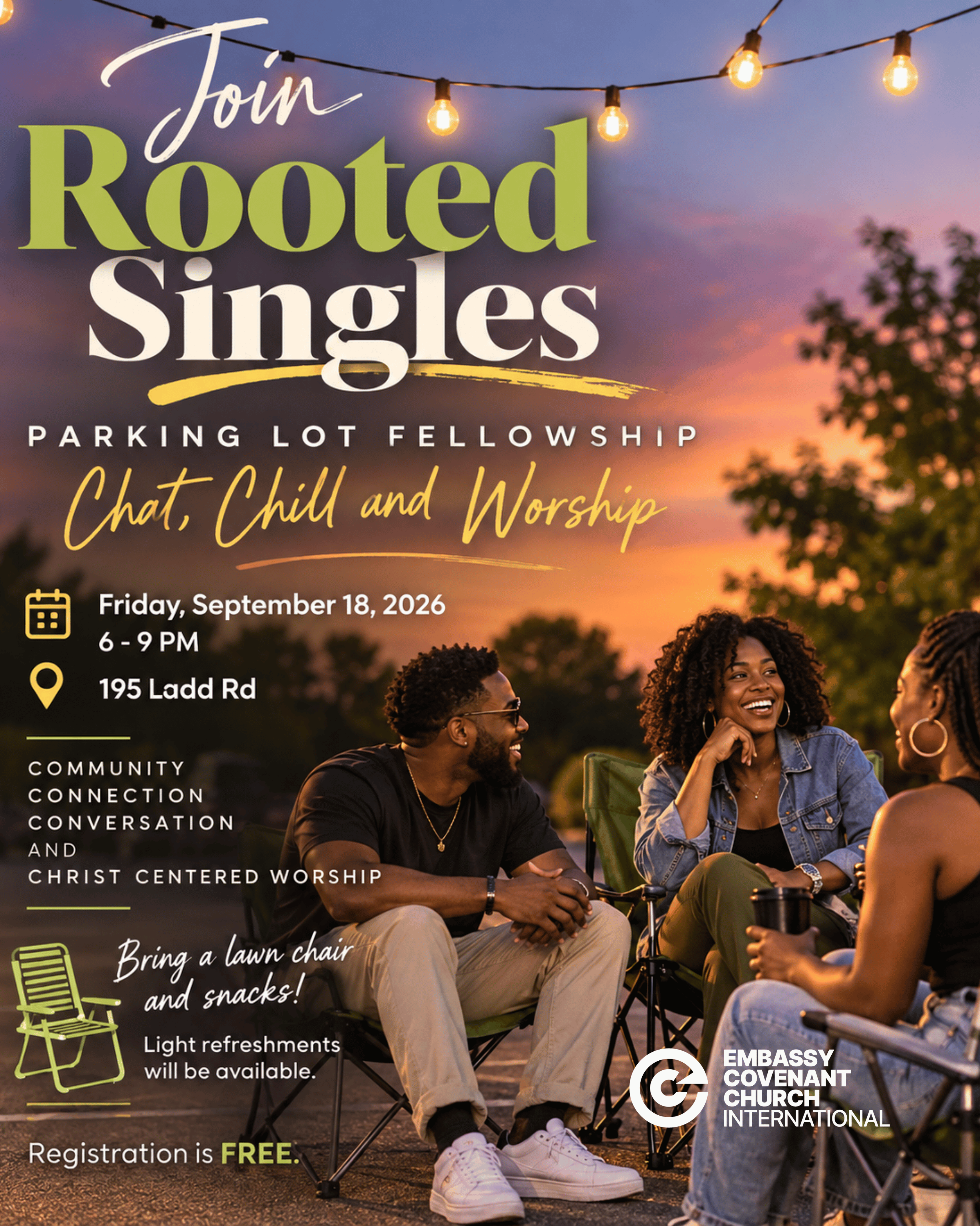 Parking Lot Fellowship: Chat, Chill, and Worship