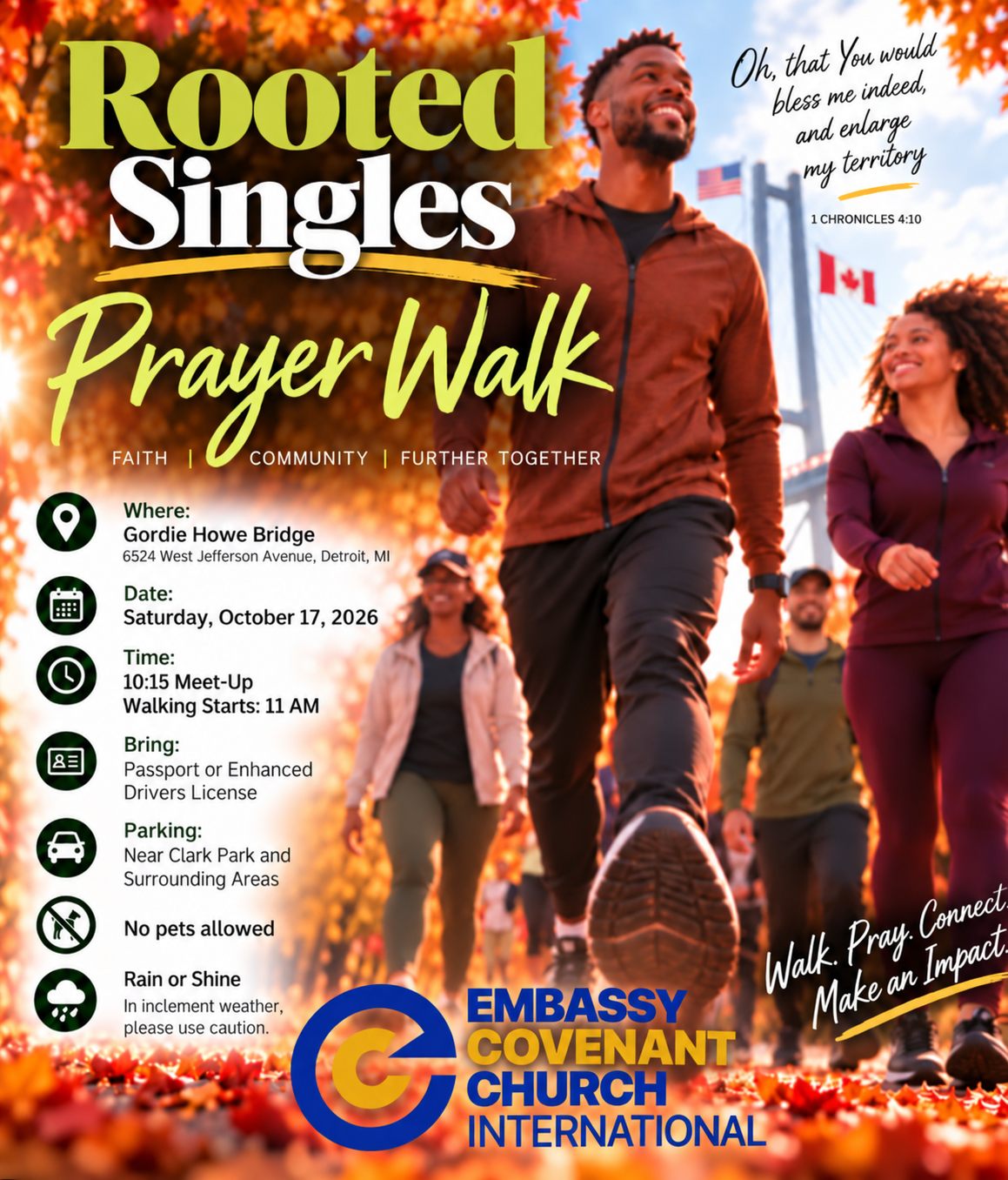 Rooted Singles Prayer Walk